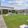 a rooftop activity field with corn hole