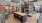 Spacious lounge with a fireplace and ample lighting
