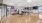 well-lit workout area with medicine balls