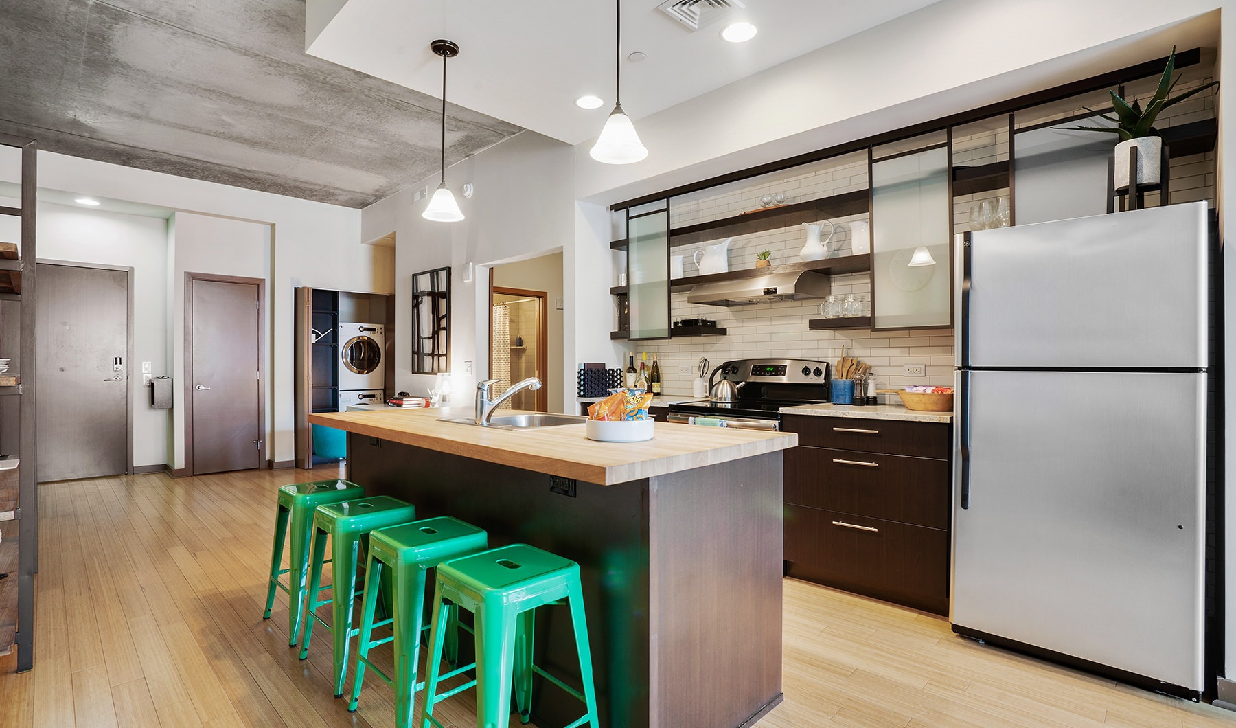 Spacious kitchens with thoughtful details kitchen with wooden cabinets and stainless steel appliances